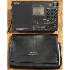 Sony ICF-SW7600G FM STEREO/SW/ MW/LW PLL SYNTHESIZED WORLD BAND RECEIVER JAPAN